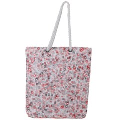 Pattern Full Print Rope Handle Tote (large) by gasi
