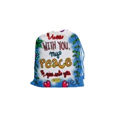 Christian Christianity Religion Drawstring Pouches (small)  by Celenk