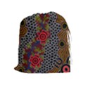 Aboriginal Art - Waterholes Drawstring Pouches (Extra Large) View1