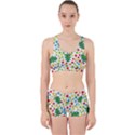 Pattern Circle Multi Color Work It Out Sports Bra Set View1