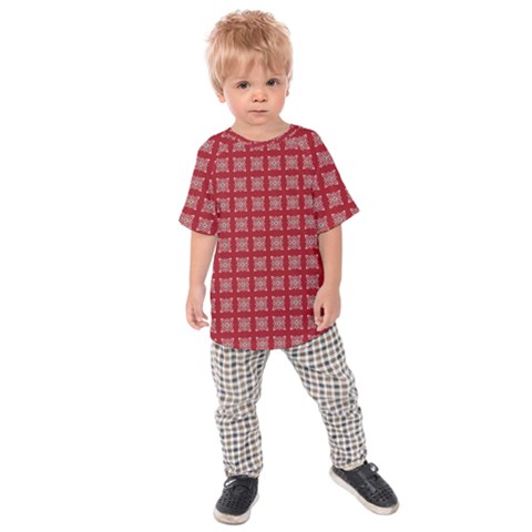 Christmas Paper Wrapping Paper Kids Raglan Tee by Celenk