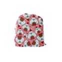 Yeti Xmas pattern Drawstring Pouches (Medium)  View2