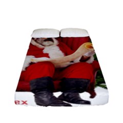 Karl Marx Santa  Fitted Sheet (full/ Double Size) by Valentinaart