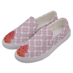 Christmas Card Elegant Men s Canvas Slip Ons by Celenk