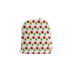 Watercolor Ornaments Drawstring Pouches (small)  by patternstudio