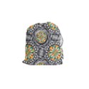 Beveled Geometric Pattern Drawstring Pouches (Small)  View1