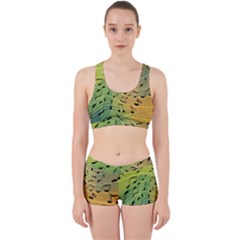Music Notes Work It Out Sports Bra Set by linceazul