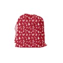 Red Christmas Pattern Drawstring Pouches (Medium)  View2