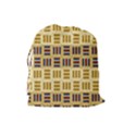 Textile Texture Fabric Material Drawstring Pouches (Large)  View2