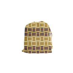 Textile Texture Fabric Material Drawstring Pouches (xs)  by Celenk