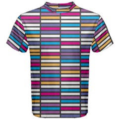 Color Grid 01 Men s Cotton Tee by jumpercat