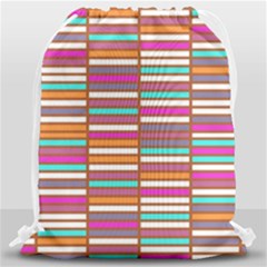 Color Grid 02 Drawstring Bag (large) by jumpercat