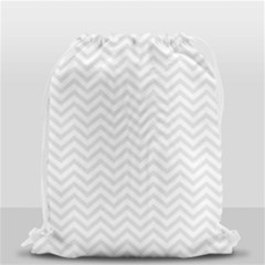 Light Chevron Drawstring Bag (small) by jumpercat