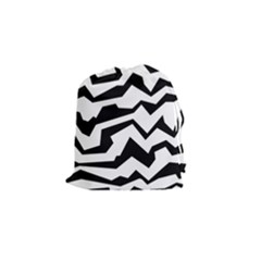 Polynoise Bw Drawstring Pouches (small)  by jumpercat