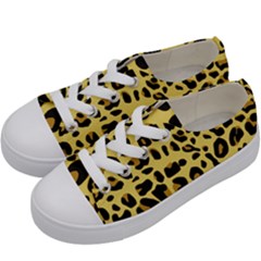 Animal Fur Skin Pattern Form Kids  Low Top Canvas Sneakers by BangZart