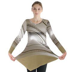 Staircase Berlin Architecture Long Sleeve Tunic  by BangZart