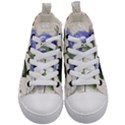 Vintage Shabby Chic Dragonflies Kid s Mid-Top Canvas Sneakers View1