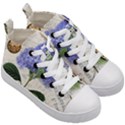 Vintage Shabby Chic Dragonflies Kid s Mid-Top Canvas Sneakers View3
