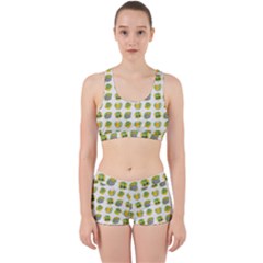 St Patrick S Day Background Symbols Work It Out Sports Bra Set by BangZart