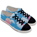 Flying Piggys Pattern Men s Low Top Canvas Sneakers View3