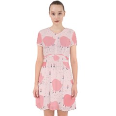 Pigs And Flowers Adorable In Chiffon Dress by Bigfootshirtshop