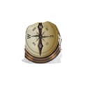Compass North South East Wes Drawstring Pouches (Small)  View1