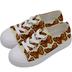 Butterfly Butterflies Insects Kids  Low Top Canvas Sneakers by Celenk