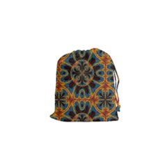 Tapestry Pattern Drawstring Pouches (xs)  by linceazul