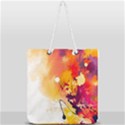 Paint Splash Paint Splatter Design Full Print Rope Handle Tote (Large) View1