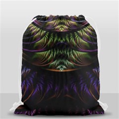 Fractal Colorful Pattern Fantasy Drawstring Bag (small) by Celenk