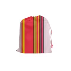 Abstract Background Pattern Textile Drawstring Pouches (medium)  by Celenk