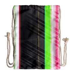 Abstract Background Pattern Textile Drawstring Bag (large) by Celenk