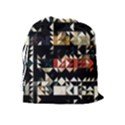 Art Design Color Banner Wallpaper Drawstring Pouches (Extra Large) View2