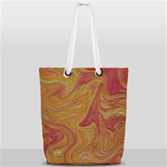 Texture Pattern Abstract Art Full Print Rope Handle Tote (small) by Celenk