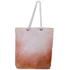 Ombre Full Print Rope Handle Tote (large) by ValentinaDesign