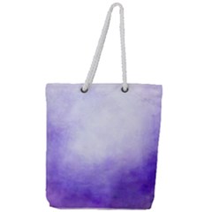 Ombre Full Print Rope Handle Tote (large) by ValentinaDesign
