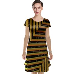 Modern Art Sculpture Architecture Cap Sleeve Nightdress by Celenk