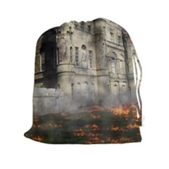 Castle Ruin Attack Destruction Drawstring Pouches (xxl) by Celenk