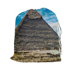Pyramid Egypt Ancient Giza Drawstring Pouches (xxl) by Celenk