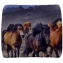 Horses Stampede Nature Running Back Support Cushion View1