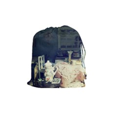 Abandonded Dollhouse Drawstring Pouches (medium)  by snowwhitegirl