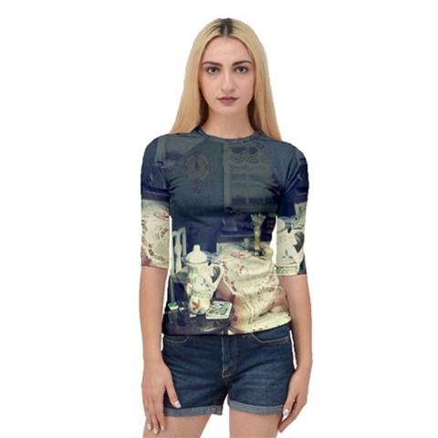 Abandonded Dollhouse Quarter Sleeve Raglan Tee by snowwhitegirl
