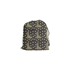 Charcoal Boots Drawstring Pouches (xs)  by snowwhitegirl