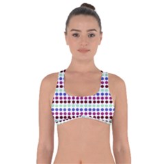 Multi White Dots Got No Strings Sports Bra by snowwhitegirl