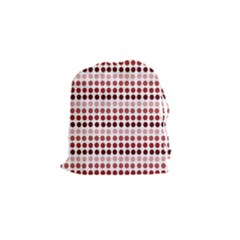 Reddish Dots Drawstring Pouches (small)  by snowwhitegirl