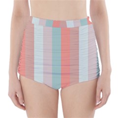 Seafoam Splash High-waisted Bikini Bottoms by snowwhitegirl