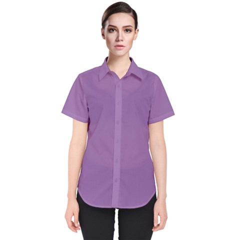Another Purple Women s Short Sleeve Shirt by snowwhitegirl
