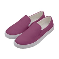Rose Grey Women s Canvas Slip Ons by snowwhitegirl