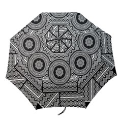 Wavy Panels Folding Umbrellas by linceazul