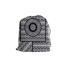 Wavy Panels Drawstring Pouches (medium)  by linceazul
